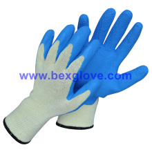 10 Gauge Polyester Liner, Latex Coating, Foam Finish Handschuh